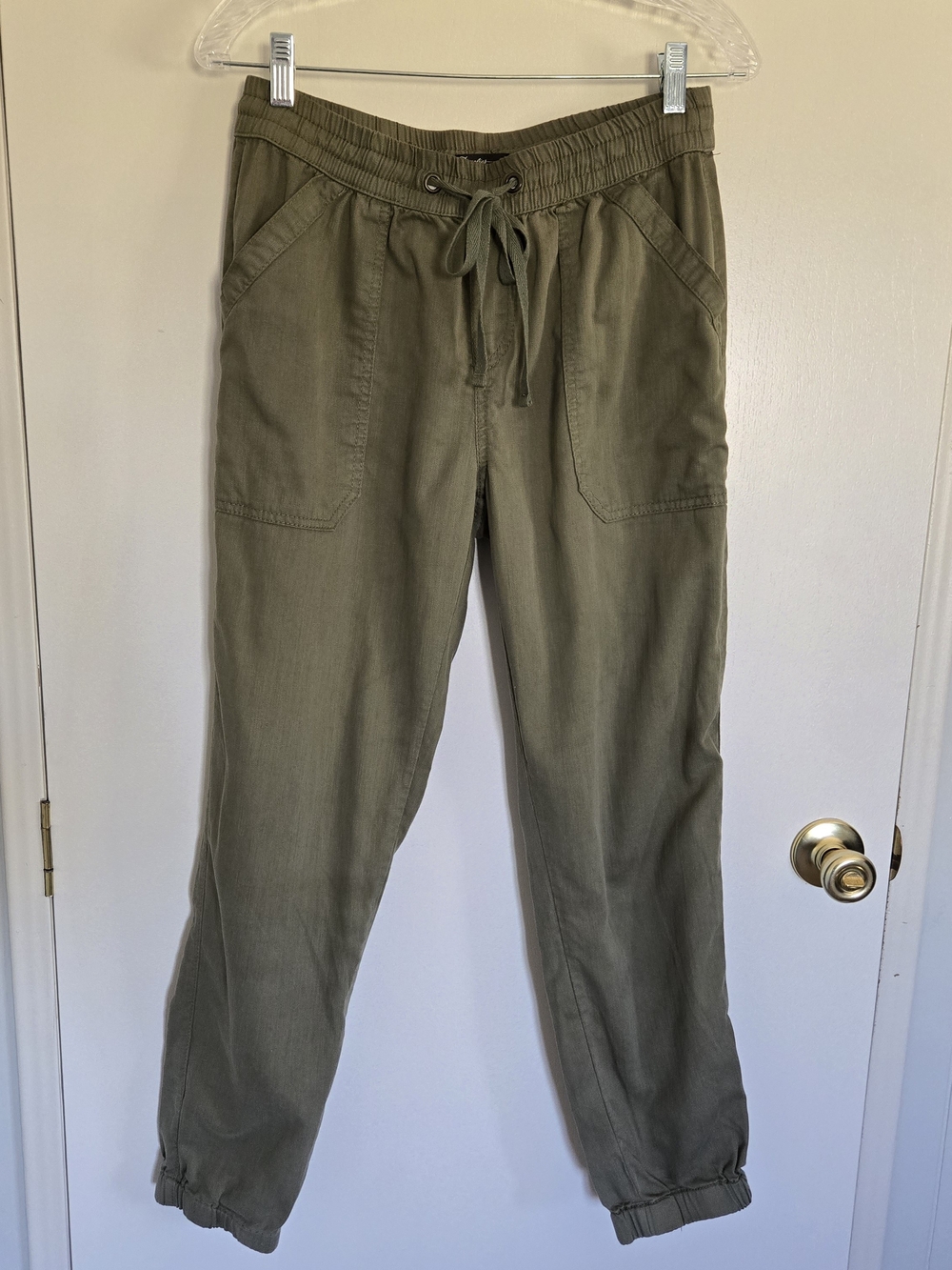 Supplies Cotton Blend Joggers Olive Green Women's M